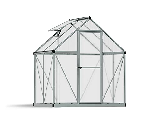 Tepro Gewächshaus Silver Mythos, 6 x 4, Silber/transparent Tepro Gewächshaus Silver Mythos, 6 x 4, Silber/transparent