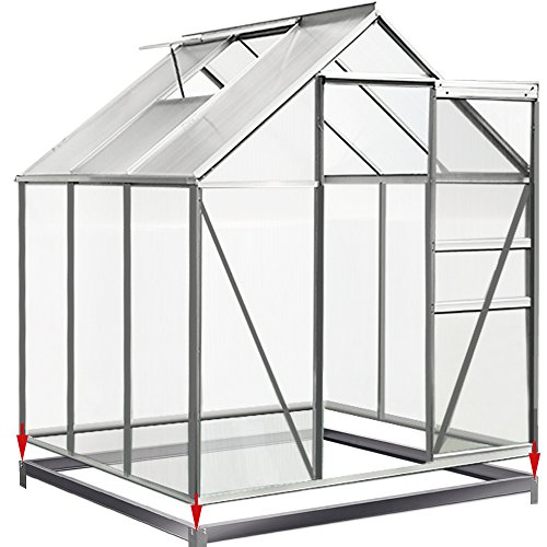 Deuba® Fundament verzinkt 190x190cm Stahlfundament Gewächshaus Treibhaus Rahmen inkl. Montagematerial Deuba® Fundament verzinkt 190x190cm Stahlfundament Gewächshaus Treibhaus Rahmen inkl. Montagematerial
