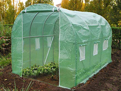 VOUNOT Gewächshaus Foliengewächshaus Winterfest Tomatenhaus Folientunnel, 3x2x2m 6m² VOUNOT Gewächshaus Foliengewächshaus Winterfest Tomatenhaus Folientunnel, 3x2x2m 6m²