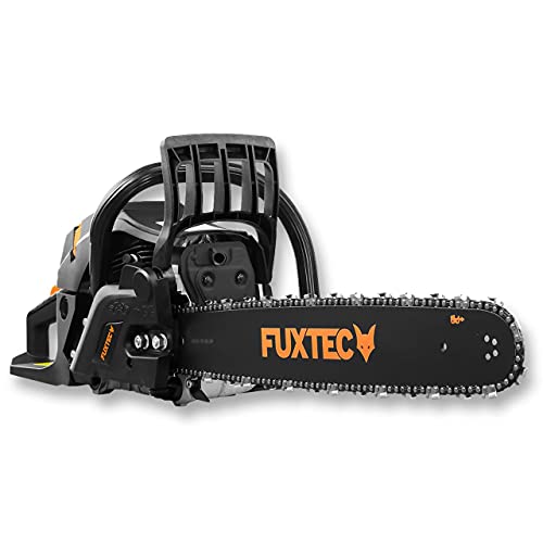 FUXTEC Benzin Kettensäge FX-KS262 – Motorsäge 2,85kw 61,5ccm Hubraum & EASY-Start – Schwertlänge 20 Zoll inkl. Schwertschutz & Tragetasche