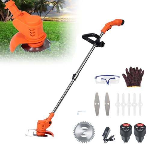 12V 4inch Rasentrimmer mit Akku, Akku Rasentrimmer und Kantenschneider Powershare 12V Li-Ion (inkl. 2X 2Ah Akkus und Ladegerät),18000R/min Rasentrimmer 12V 4inch Rasentrimmer mit Akku, Akku Rasentrimmer und Kantenschneider Powershare 12V Li-Ion (inkl. 2X 2Ah Akkus und Ladegerät),18000R/min Rasentrimmer