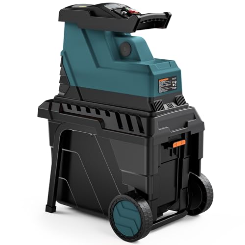 DOVAMAN GT10 Gartenhäcksler, 2800W Bürstenloser Motor mit 400Nm Drehmoment, Leise, 8-Zahn-Walzenmesser, Einstellbarer Abstand, Zerkleinert Trockene Äste bis 45mm, 55L Box, mit Überlastschutz DOVAMAN GT10 Gartenhäcksler, 2800W Bürstenloser Motor mit 400Nm Drehmoment, Leise, 8-Zahn-Walzenmesser, Einstellbarer Abstand, Zerkleinert Trockene Äste bis 45mm, 55L Box, mit Überlastschutz