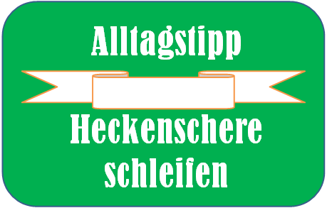 Heckenschere schleifen